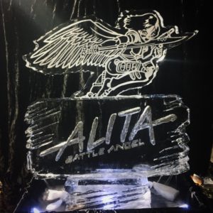 Alita Battle Angel ice sculpture