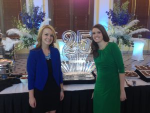 25th anniversary ice sculpture in Hattiesburg. By ice dragon ice sculptures