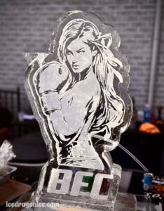 BFC boxer girl ice portrait (sort of)